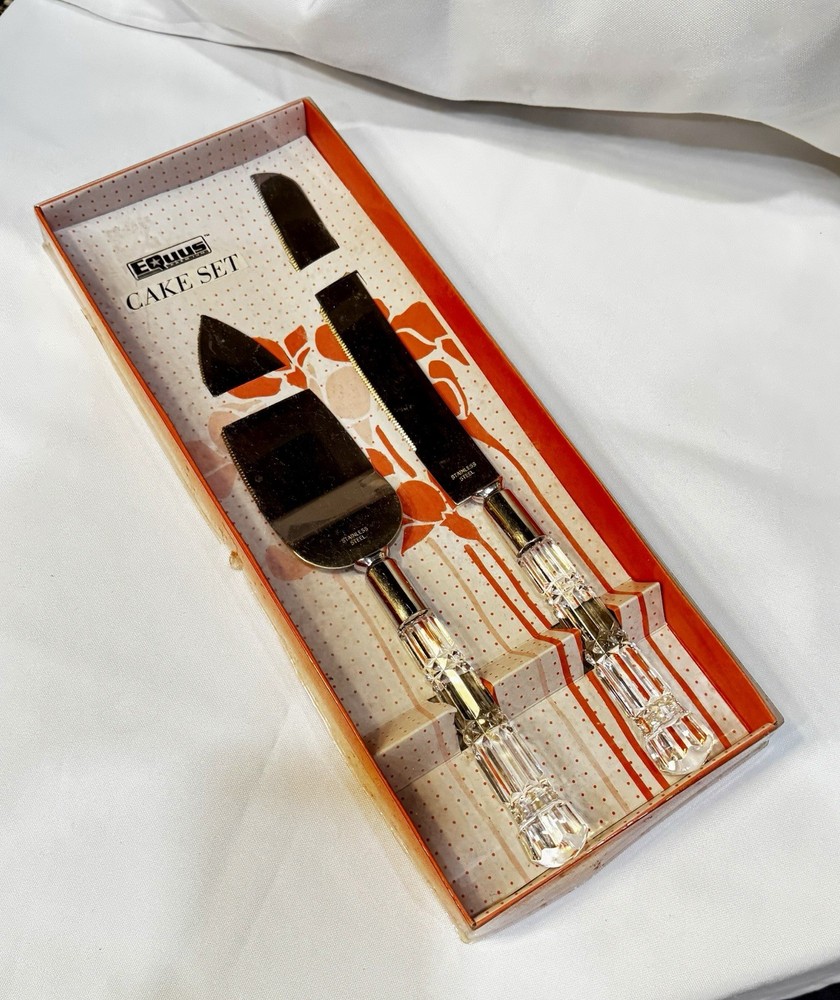 Equus Stainless Steel Cake Knife Server Set