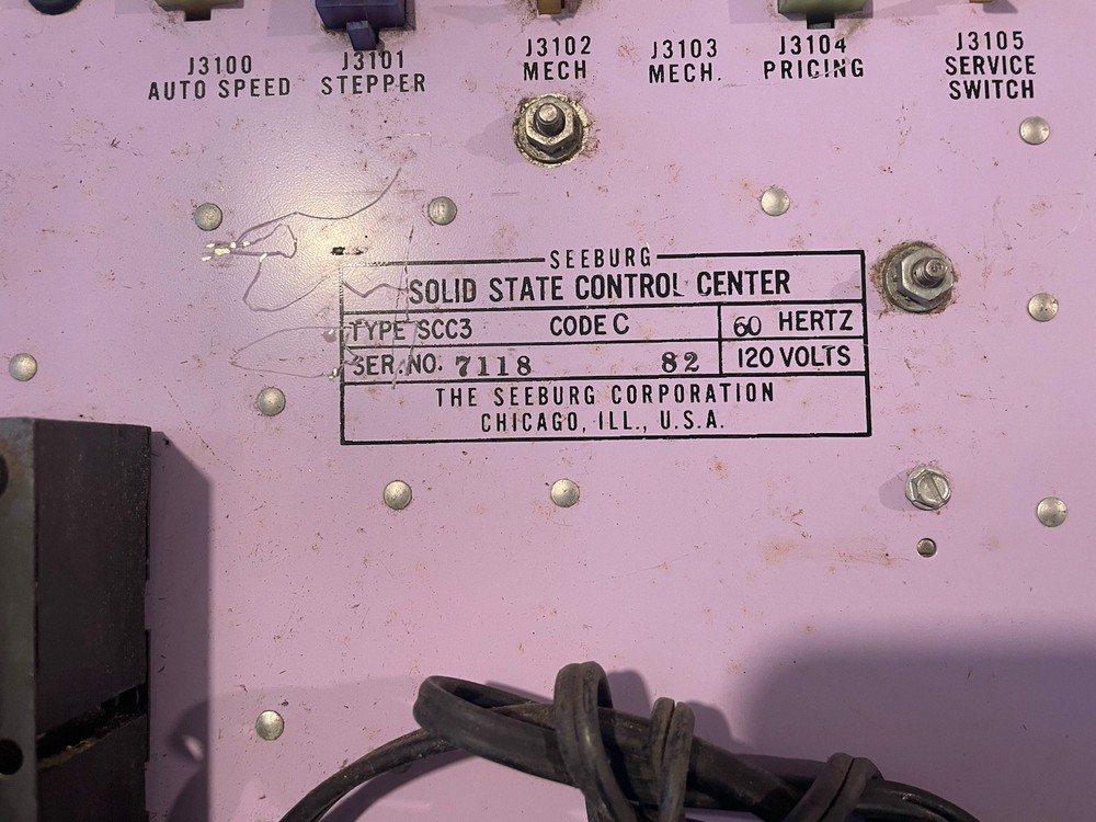 Seeburg SCC3 Solid State Control Center for Showcase and Others-Please Read