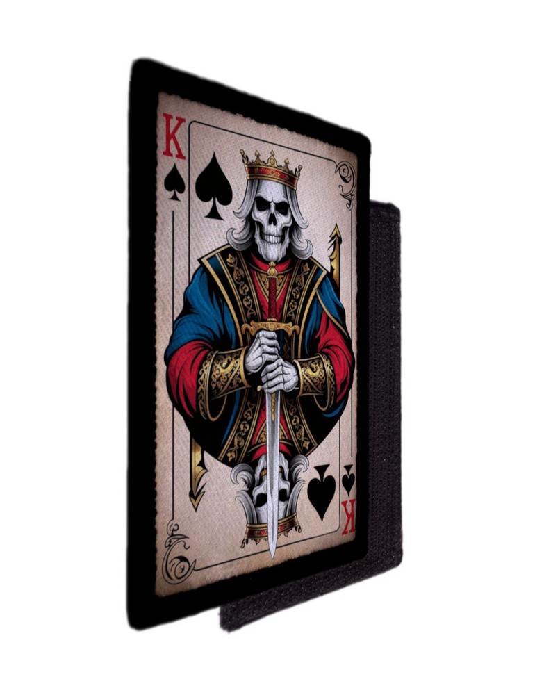Suicide King Skull Morale Patch Playing Card Patch Morale Army Hook [sub]