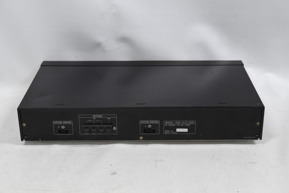 SONY ST-JX285 AM/FM Stereo Tuner Component UNTESTED AS IS - Dedicated Component