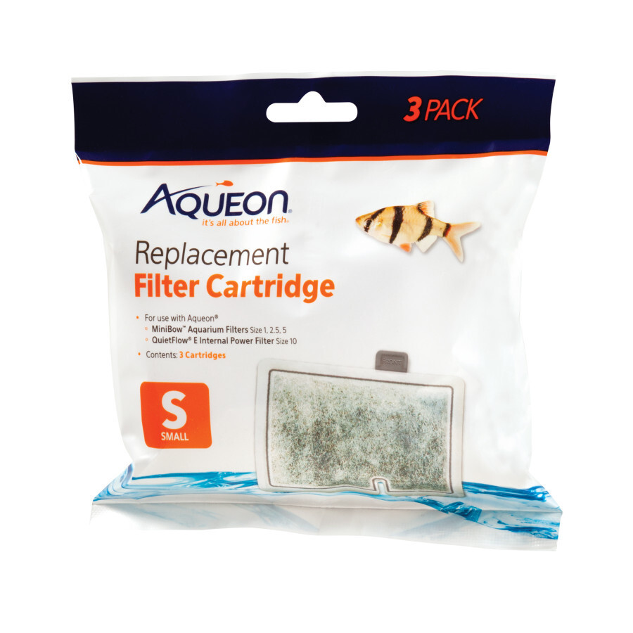Aqueon QuietFlow Replacement Filter Cartridge Small 3 pack
