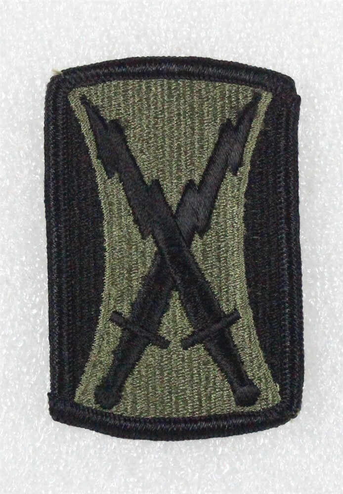 Army Patch: 106th Signal Brigade - subdued, merrowed edge