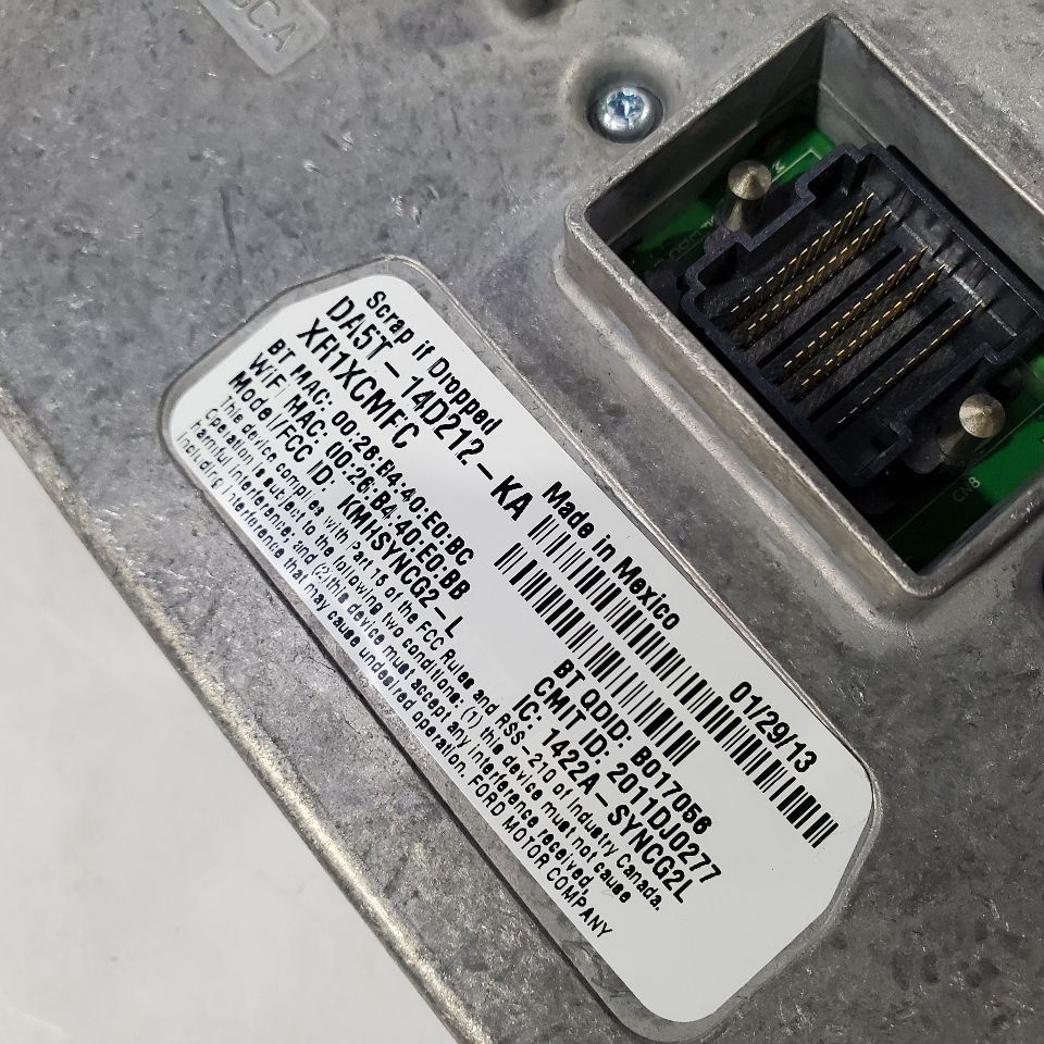 2015 Ford Flex OEM Sync 2 Control Module DA8T-14F239-BR