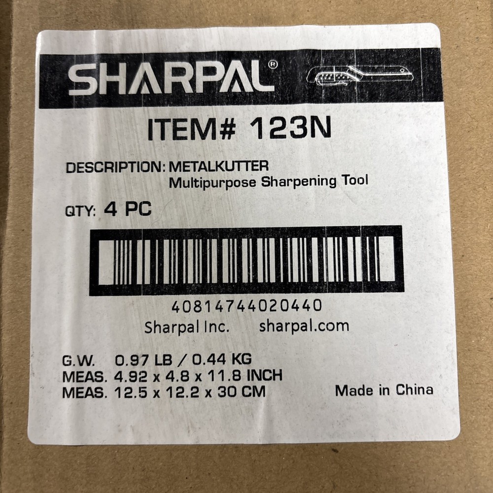 Case of 4 Sharpal MetalKutter Multi-Sharpener for Knife, Axe, Pruner, Shears