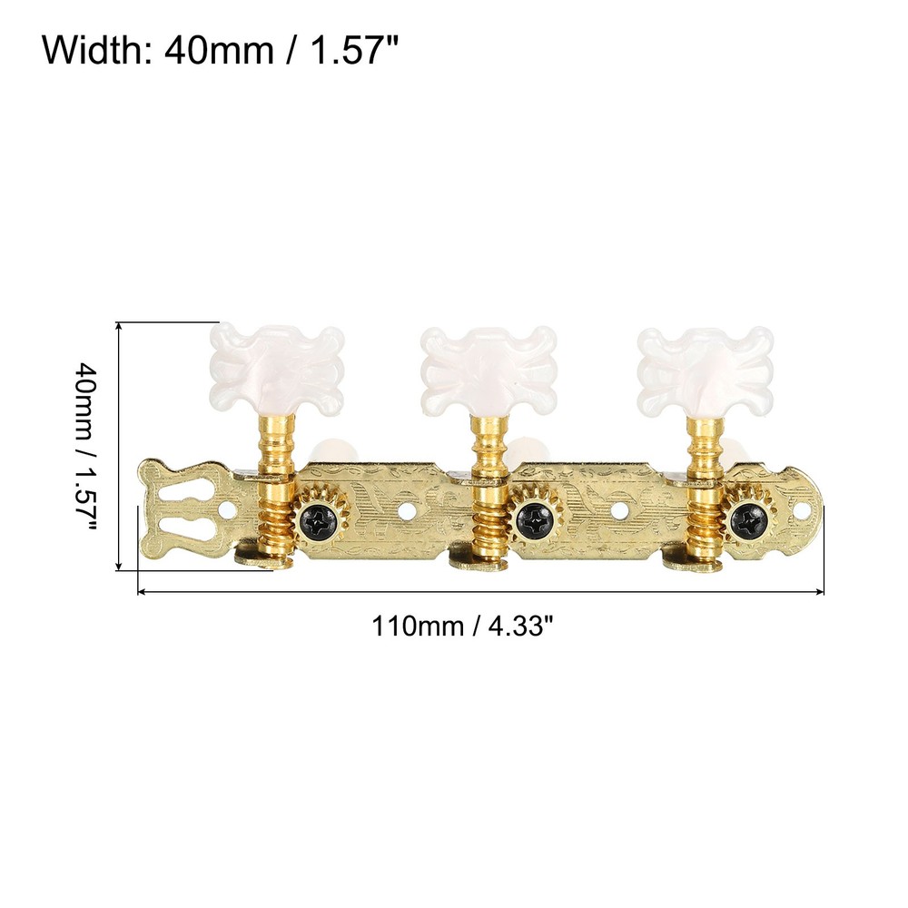 Classical Guitar String Tuners Key Machine Head Tuning Pegs 3 Left 3 Right