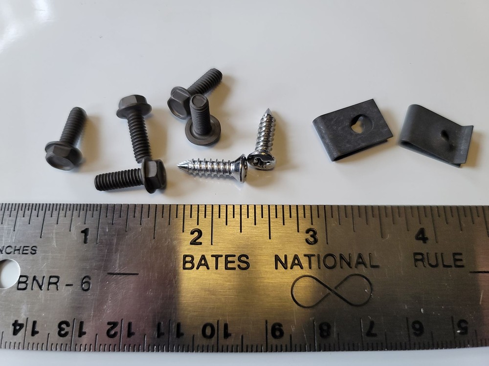 67 Camaro Console Bracket & Top Frame Assembly Hardware Kit