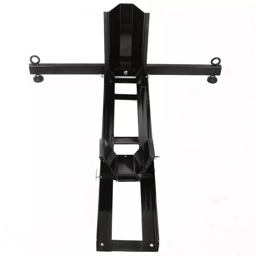 Adjustable Motorcycle Wheel Chock Upright Support Tire Chock 15"-22" Wheels