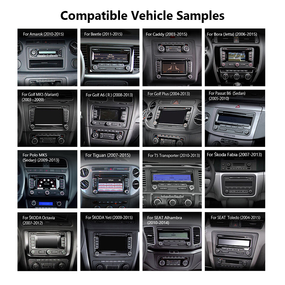 Octa Core 9" Android Car Stereo Radio CarPlay GPS DSP For VW Jetta Passat Golf 6