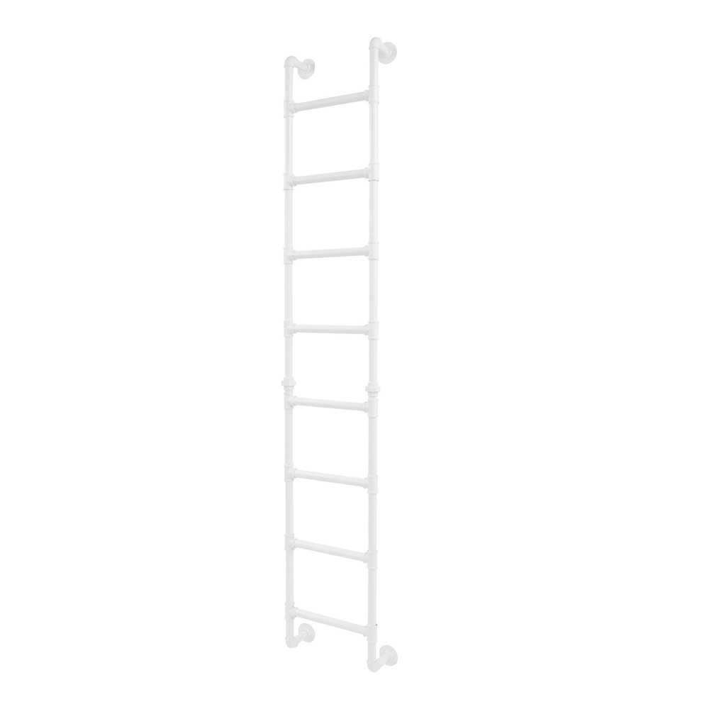 8 Steps Ladder 95.67" H Multi-function Wall-mounted Stairs Bunk Bed Loft Attic