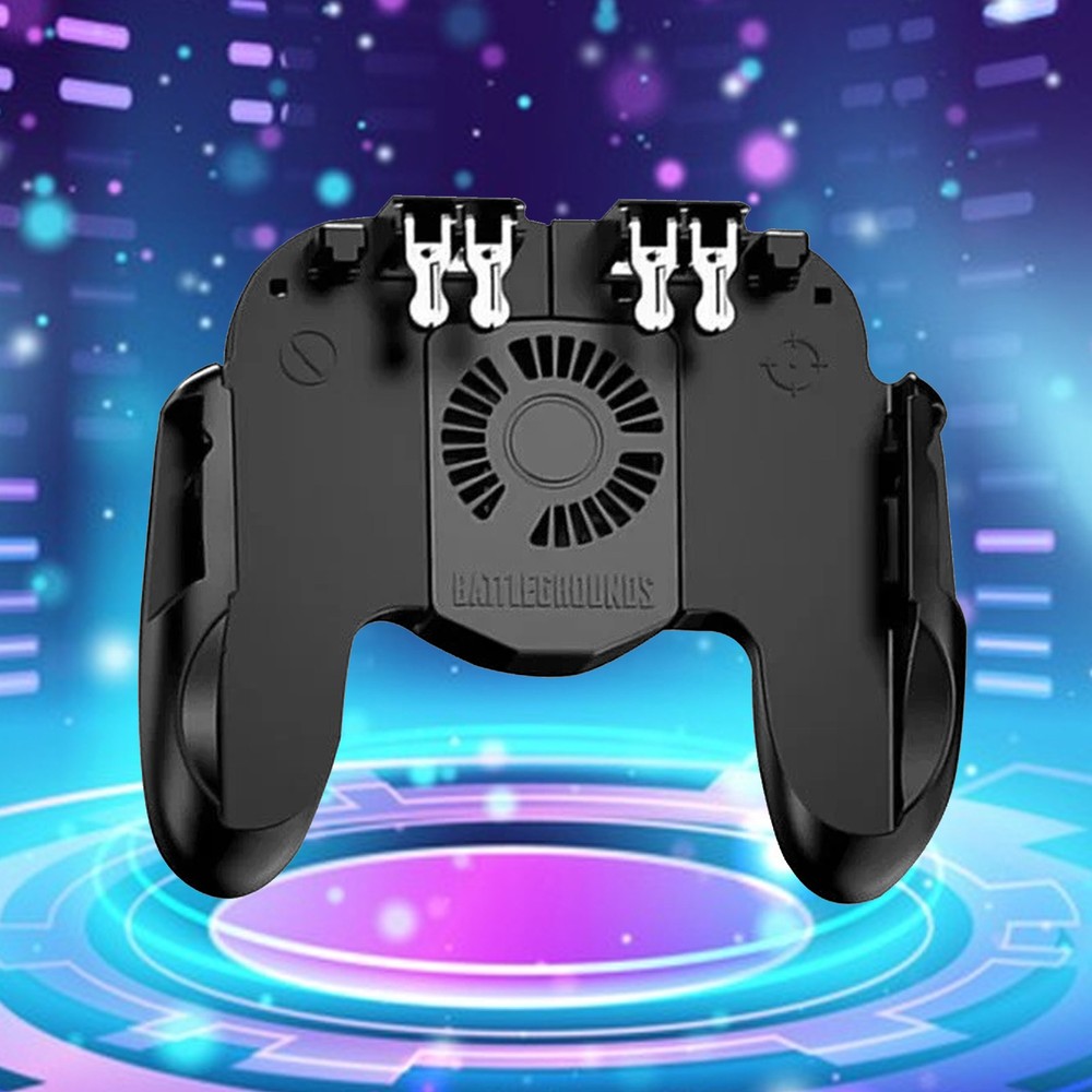 For PUBG Phone Game Controller Gamepad Joystick w/Cooling Fan for IOS Androidbg