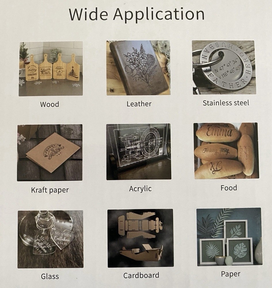 5500mW portable laser engraving machine
