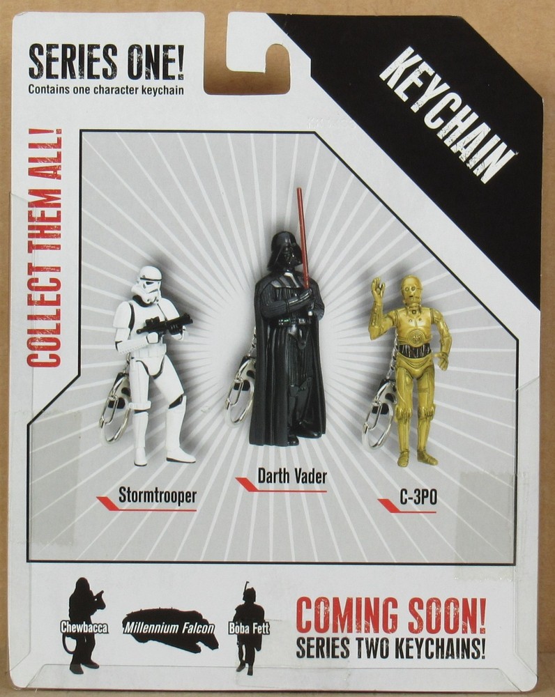 Star Wars 3.5" Tall Stormtrooper Keychain by Basic Fun 2008 NIP