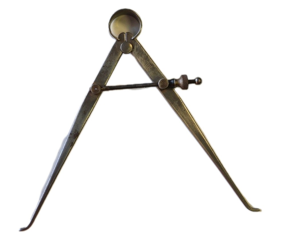 Starrett 73A-6 Yankee Spring-Type Inside Caliper, 6" Size, Solid Nut