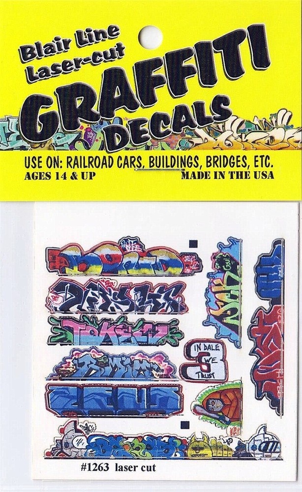 Blair Line N Graffiti Decals Mega Set #14 ~ 1263