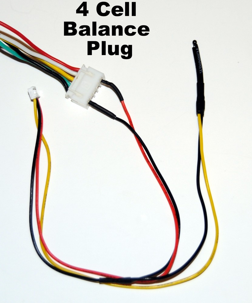 4 Cell Flight Pack Volt & Temp Sensor for OrangeRx,TM1000 & TM1100 Telemetry