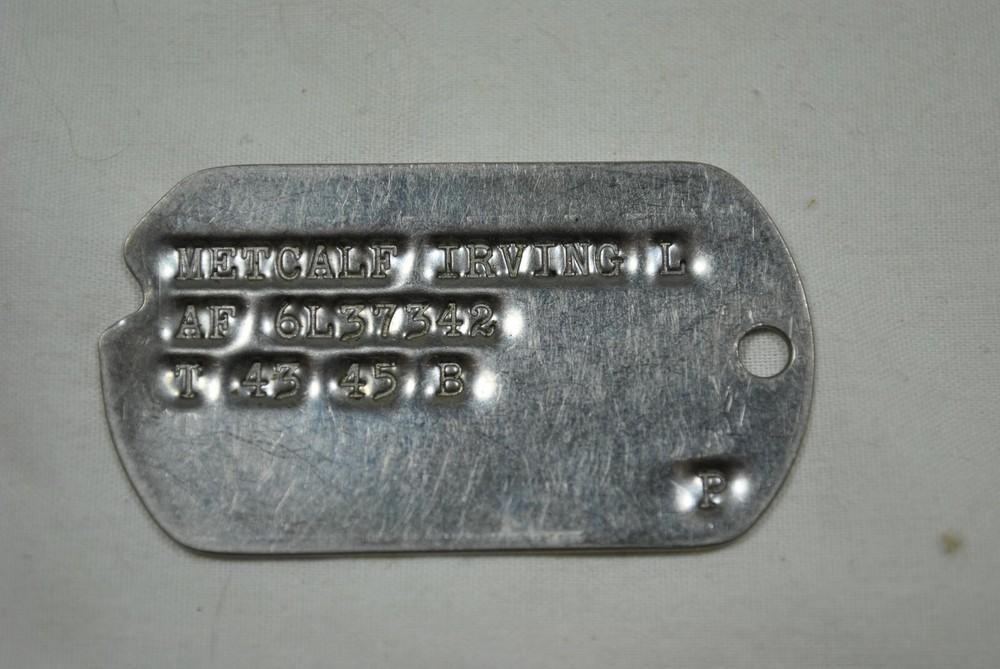 WW2 US Dog Tag  T3  45  #10