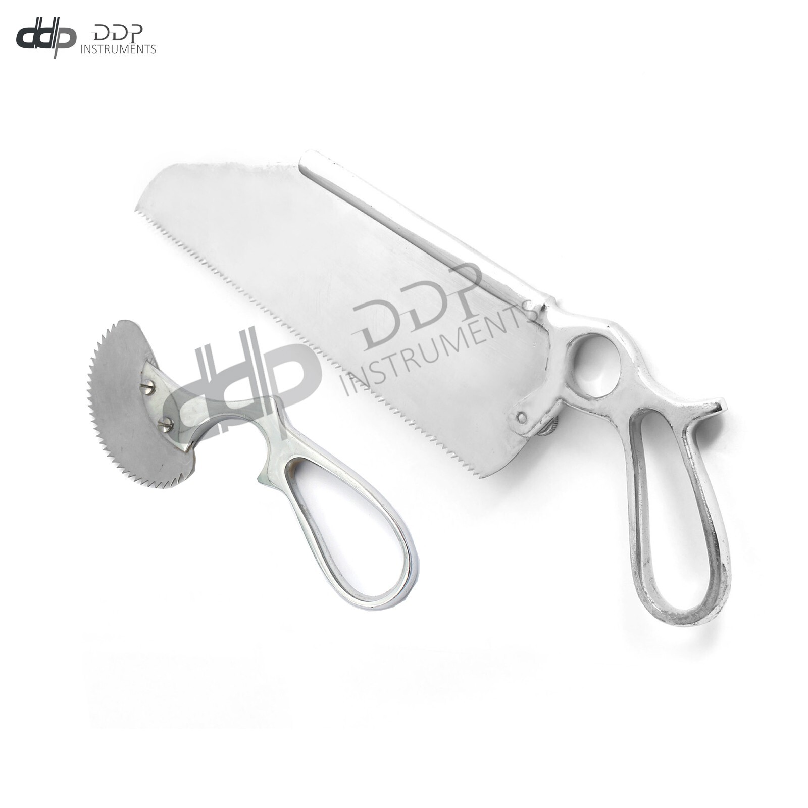 Bone Saw Angled 6" & Satterlee Bone Saw 13” 2 Pcs Set Orthopedic & Vet German