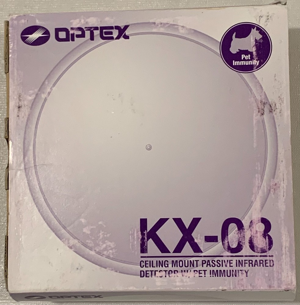 Optex KX-08 Ceiling Mount Passive infrared Detector w/Per Immunity