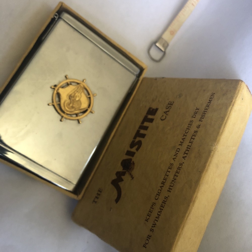 WWII USGI WW2 Transportation Corps cigarette Case Orig U.S. Army