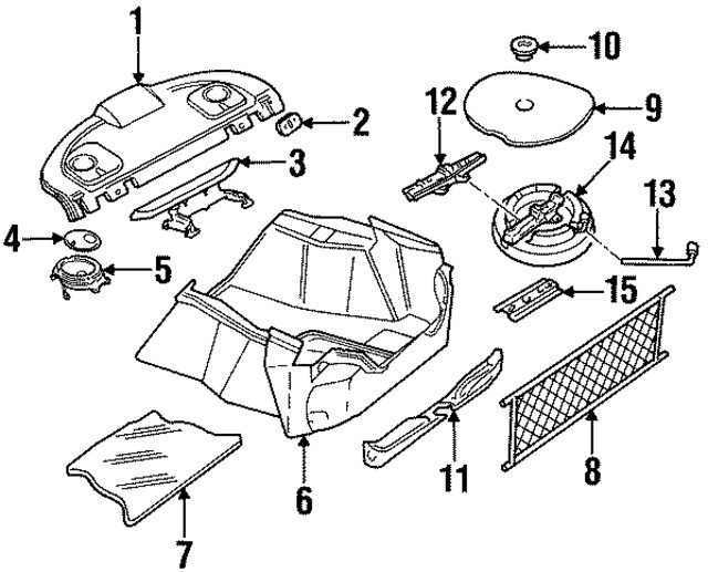 Genuine GM Cargo Net 10293848