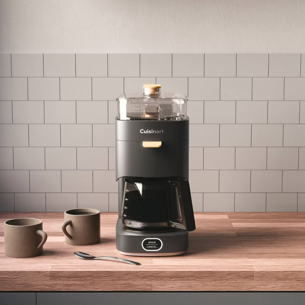 Cuisinart 5c SOHO Drip Coffee Maker Warm Black DCC-5BK