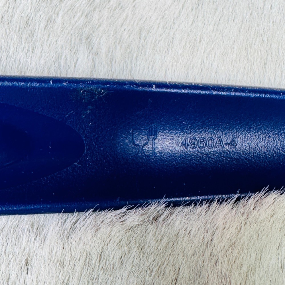 Tupperware Navy Blue Plastic Spoon 4960A-1