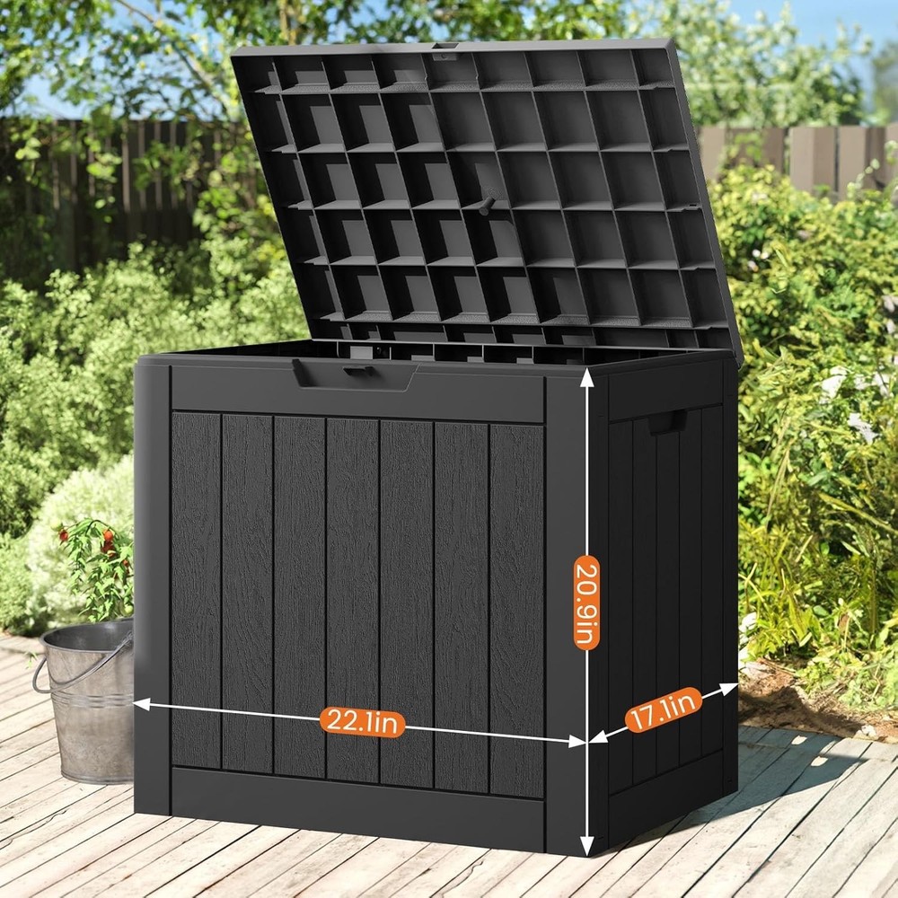 Sweetcrispy Deck Box with 31 Gallon Capacity