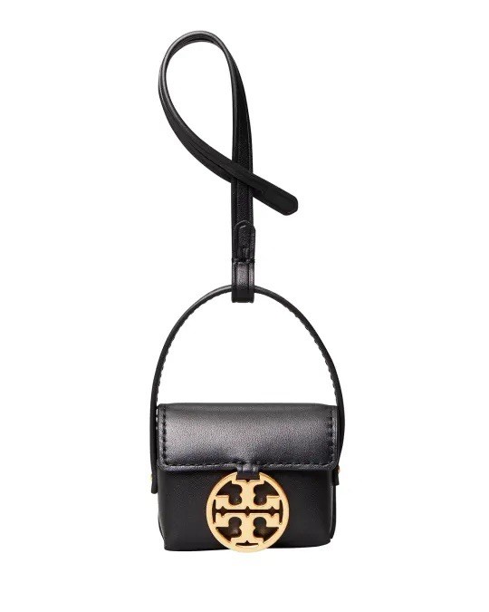 Tory Burch Miller Leather Airpod Case NWT