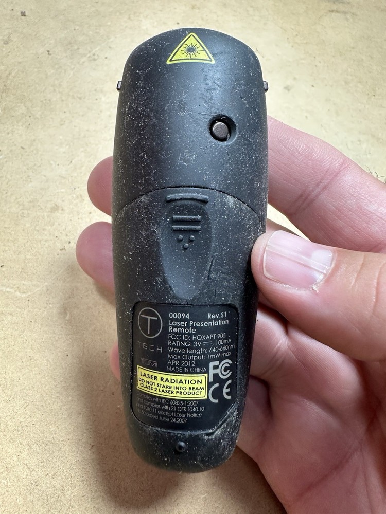 Laser Presentation Remote from T-Tech by Tumi