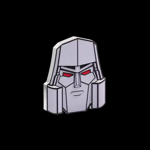 Transformers Heads - Megatron - 1oz Silver Coin