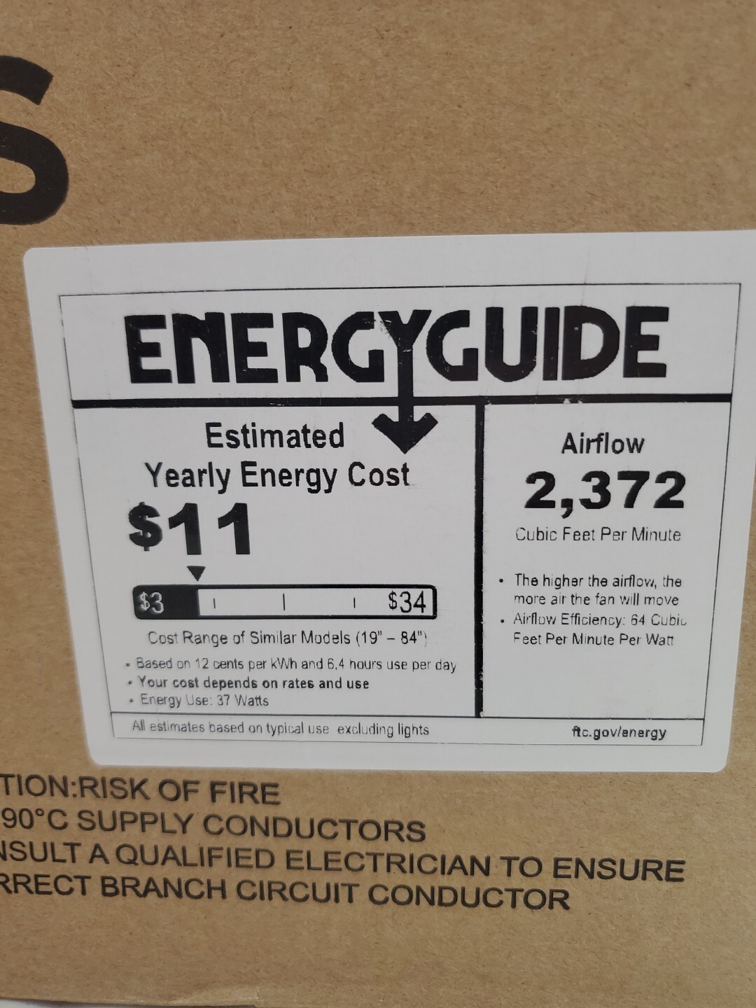 Progress Lighting P2500-30 42" White Ceiling Fan AirPro Builder Collection ~New