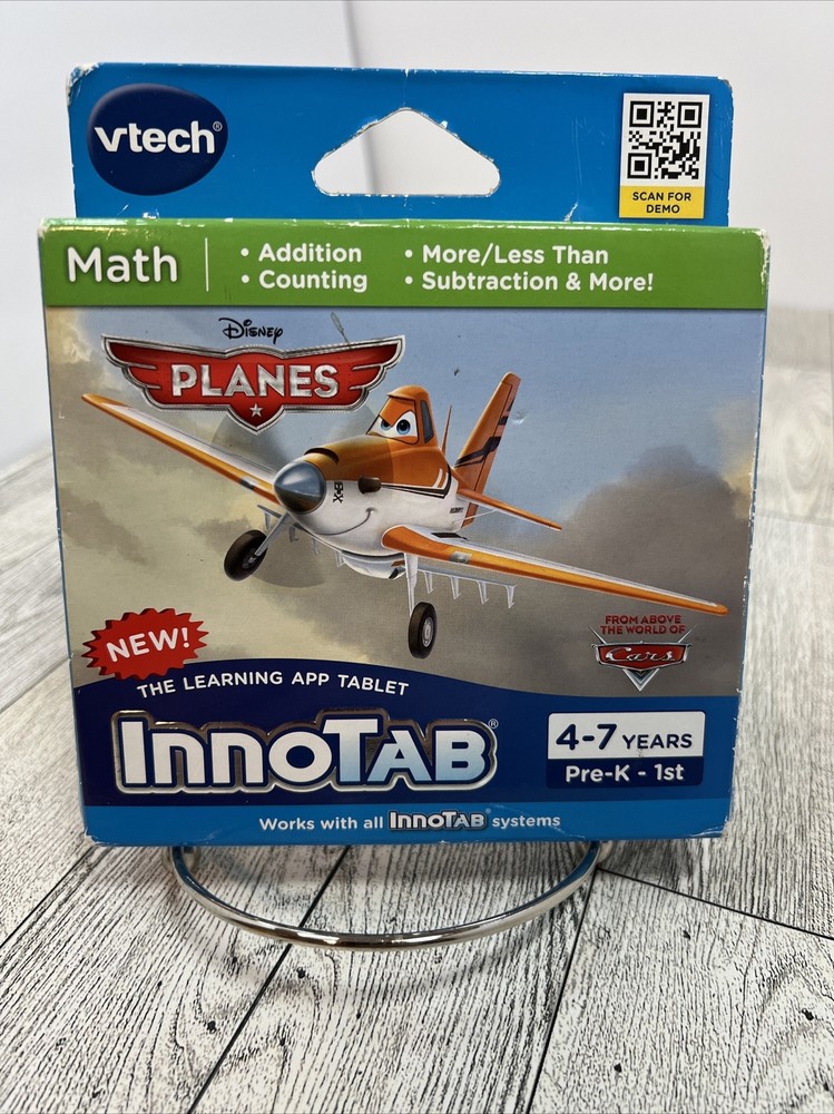Disney Planes Math, Addition, Subtraction, Counting  Ages: 4-7 Yrs VTech InnoTab