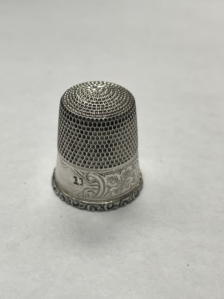 Sterling Silver Thimble For Sewing And Knitting.