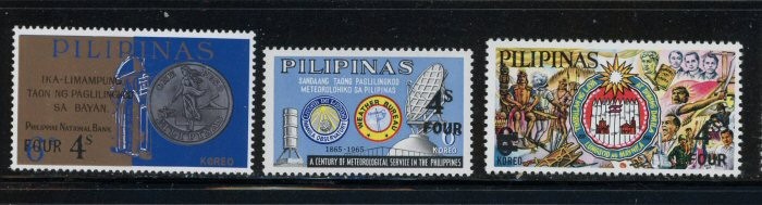 Philippines #1069-71 MNH