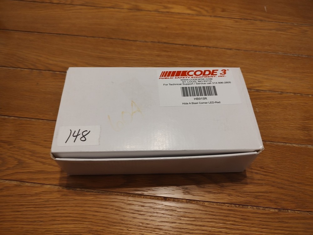 New Code 3 Hideablast Corner LED Red Light HB915R