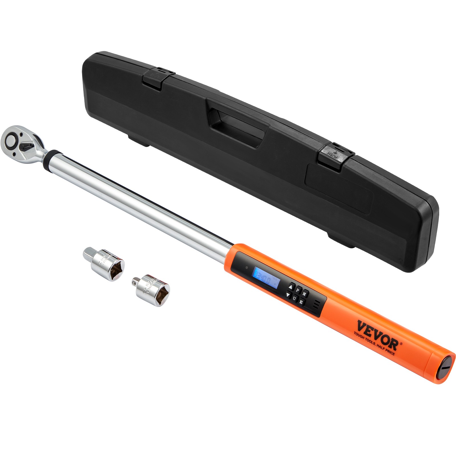 VEVOR Digital Torque Wrench Adjustable Torque Wrench 1/2" Drive 25-250 ft.lb