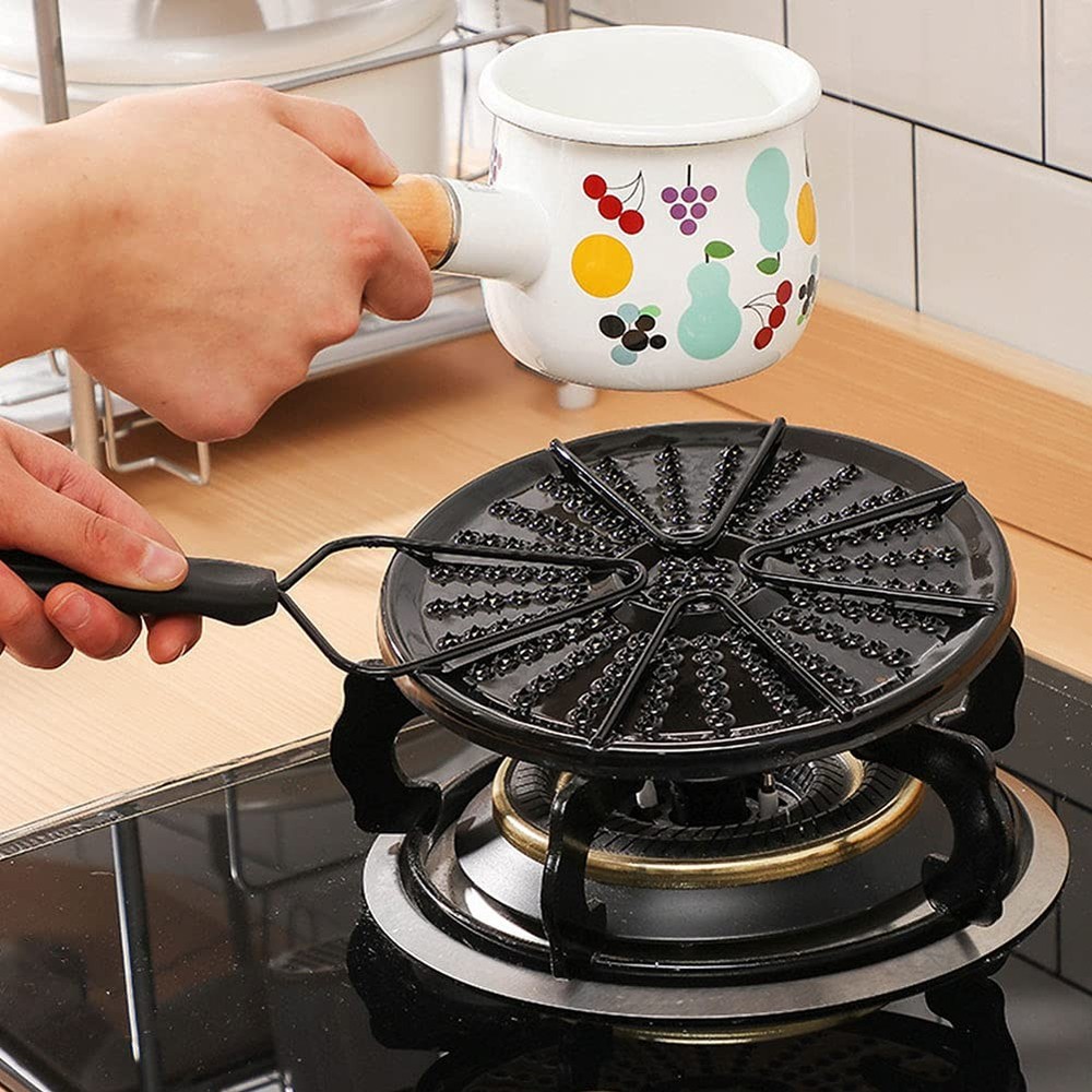 Heat Diffuser for Gas Stove,Even Distribution black