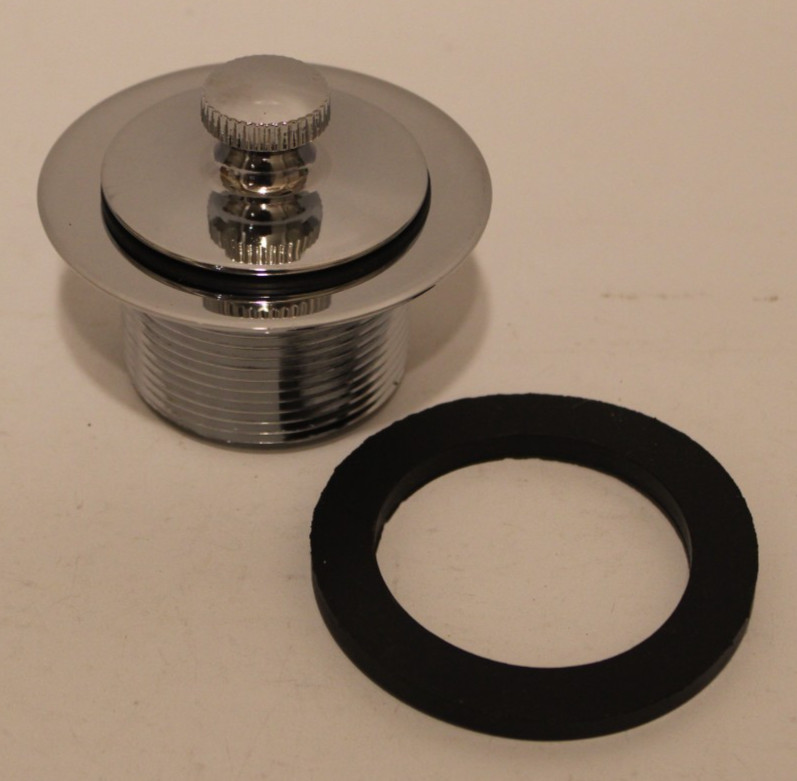 AB&A 64001 - Push eN Lift Stopper and Strainer Drain Finish Kit - Chrome