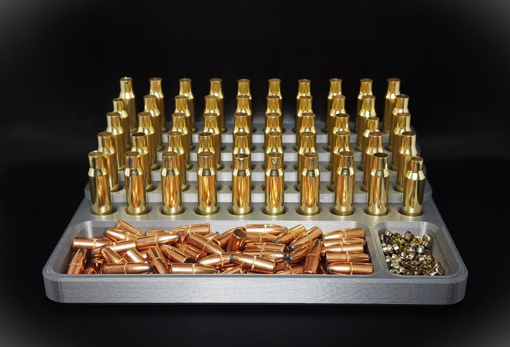 Winchester .308 reloading bullet tray bleacher stepped .491