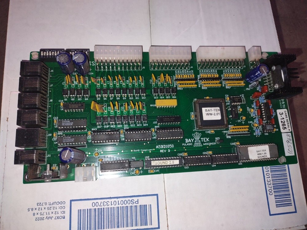 wonderwheel arcade redemption main pcb #326