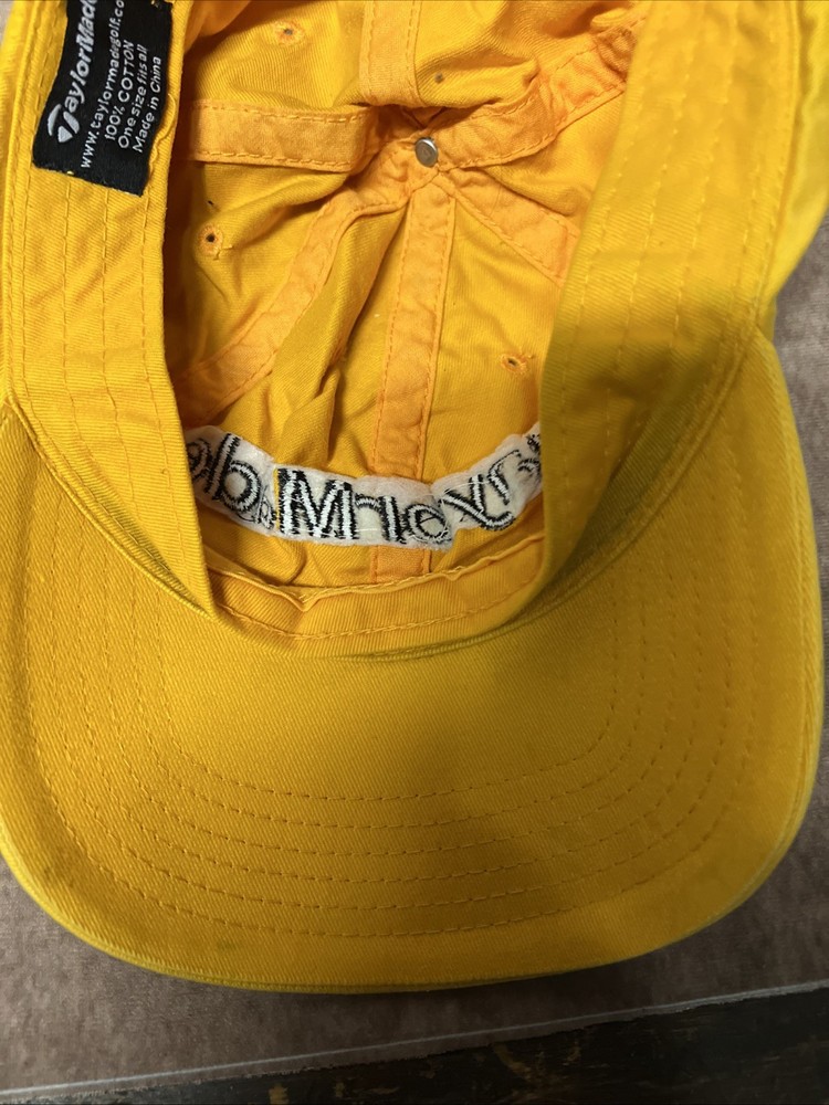TaylorMade Hat Yellow Baseball Hat