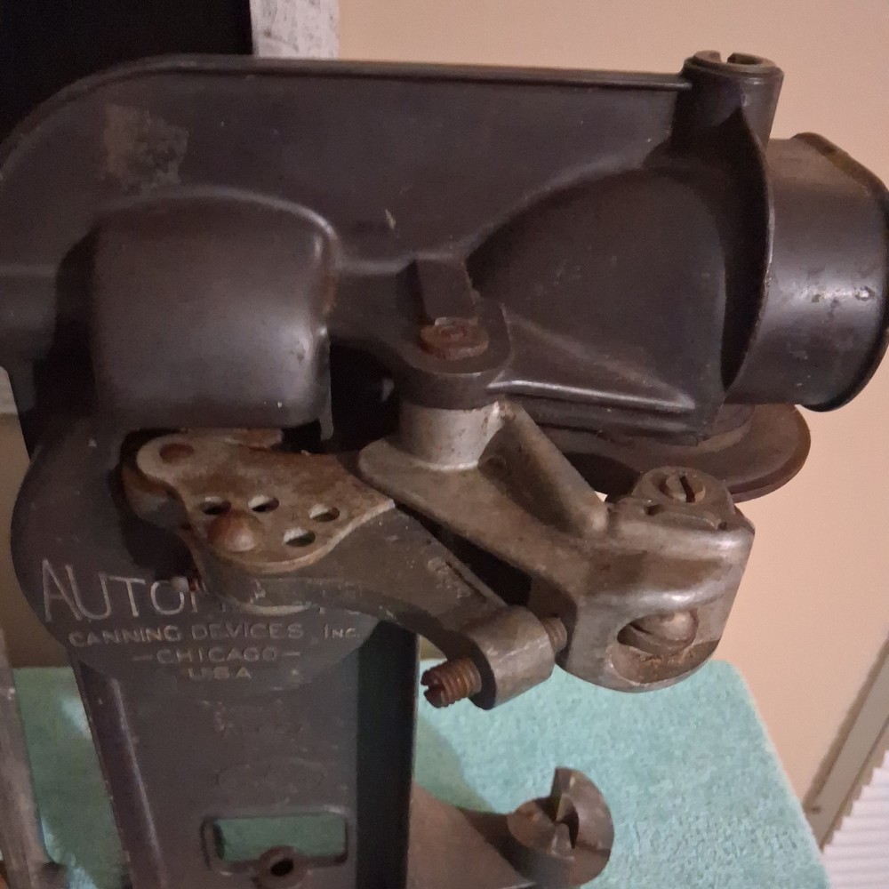 Vintage ALCOA Automatic Canning Device Master Sealer Manitowoc WI Machine