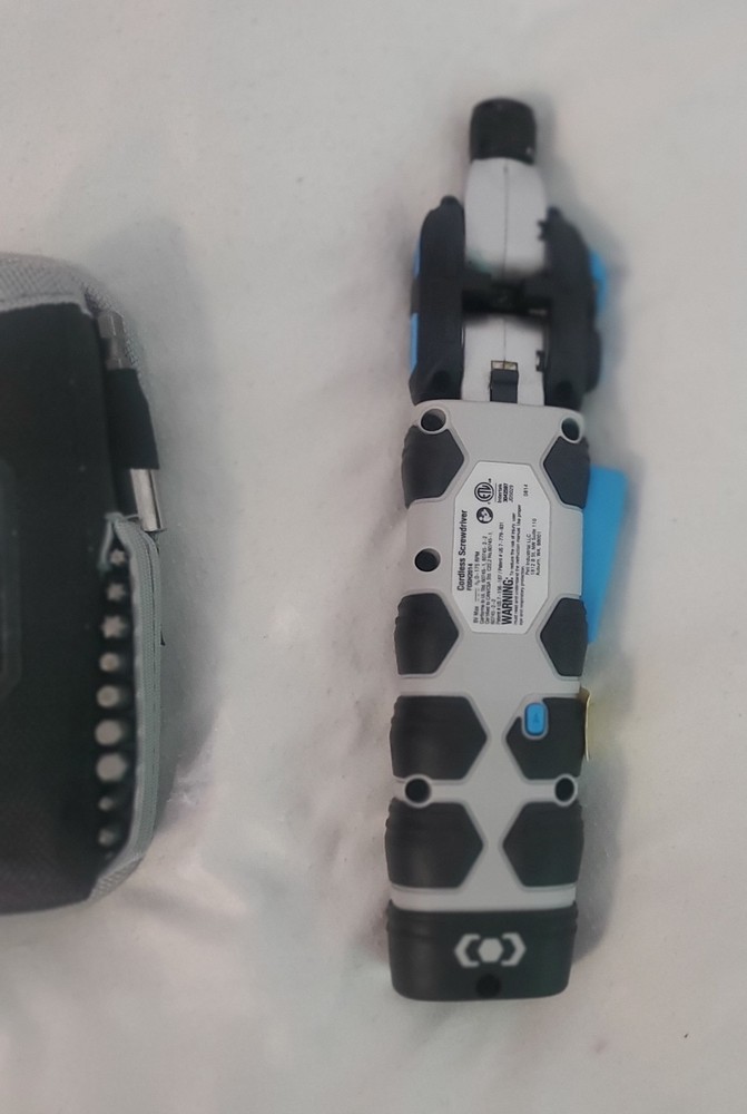 SPEED HEX FLIPOUT Cordless Screwdriver Tool + Case & Charger