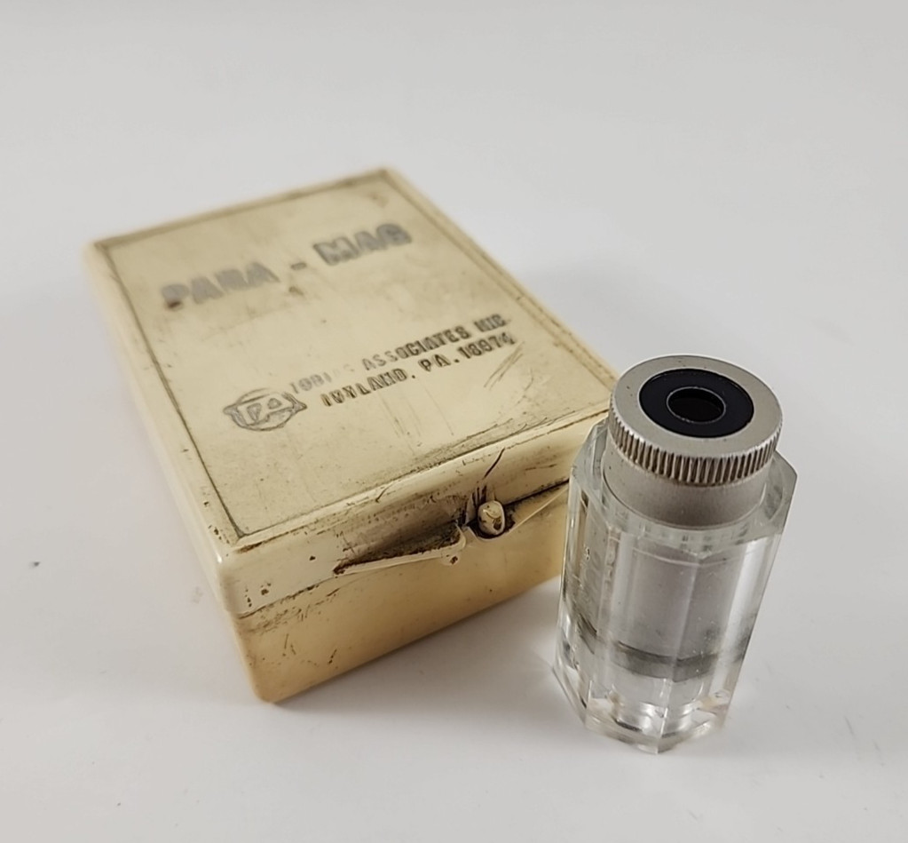 Vintage Tobias Assoc. Para Mag (10) Printing Loop Magnifier