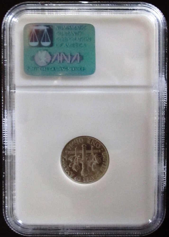 1960 Roosevelt Dime, NGC MS 67, Great Luster