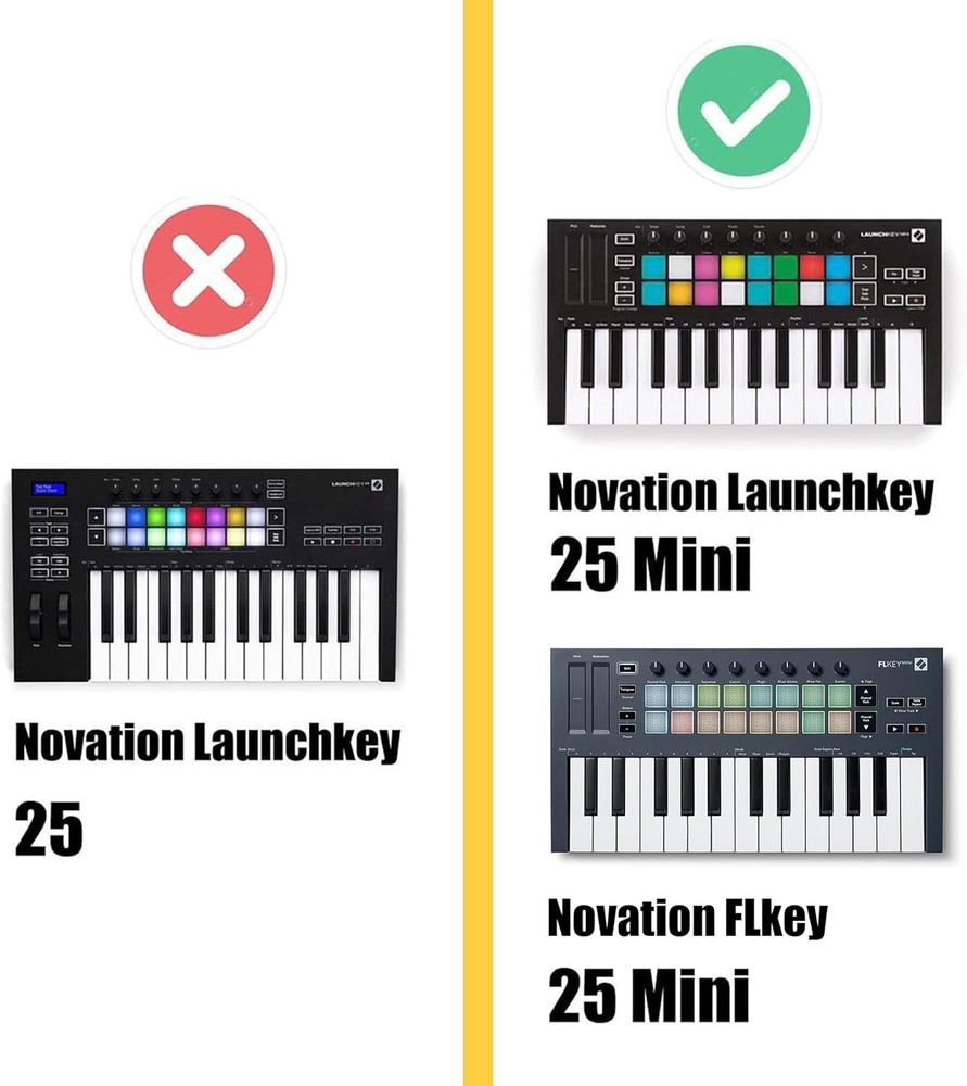 Water-Resistant Case for Novation 25-Key Controller