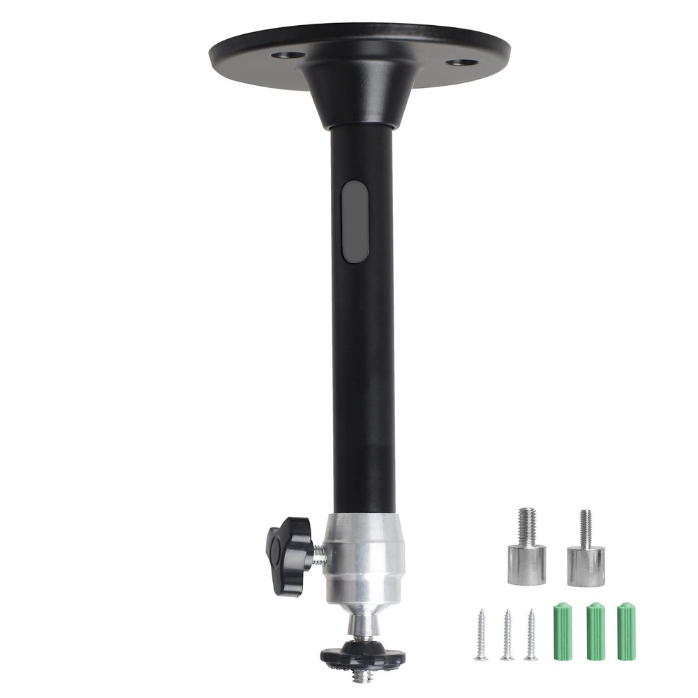 YiePhiot Mini Ceiling Wall Projector Mount Stand Compatible Upright, Black