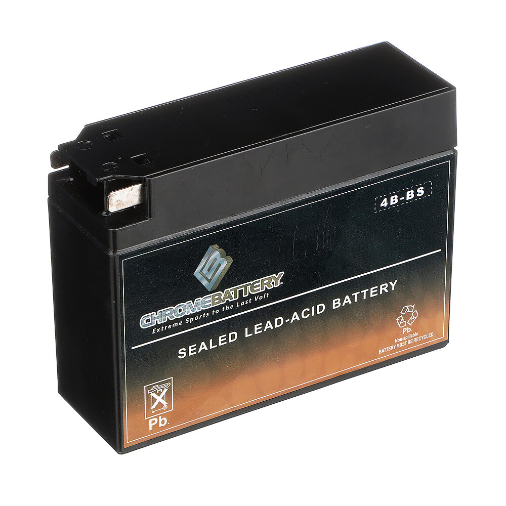 YT4B-BS High Performance AGM Motorcycle Battery for 2006-2017 Yamaha TTR 50E