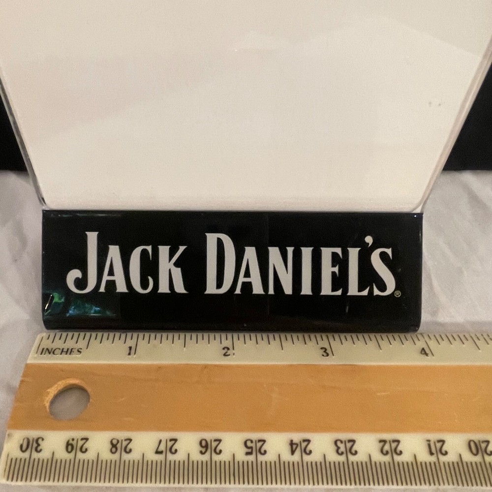 Jack Daniels Acrylic Table Display Menu Holder Bar Mancave