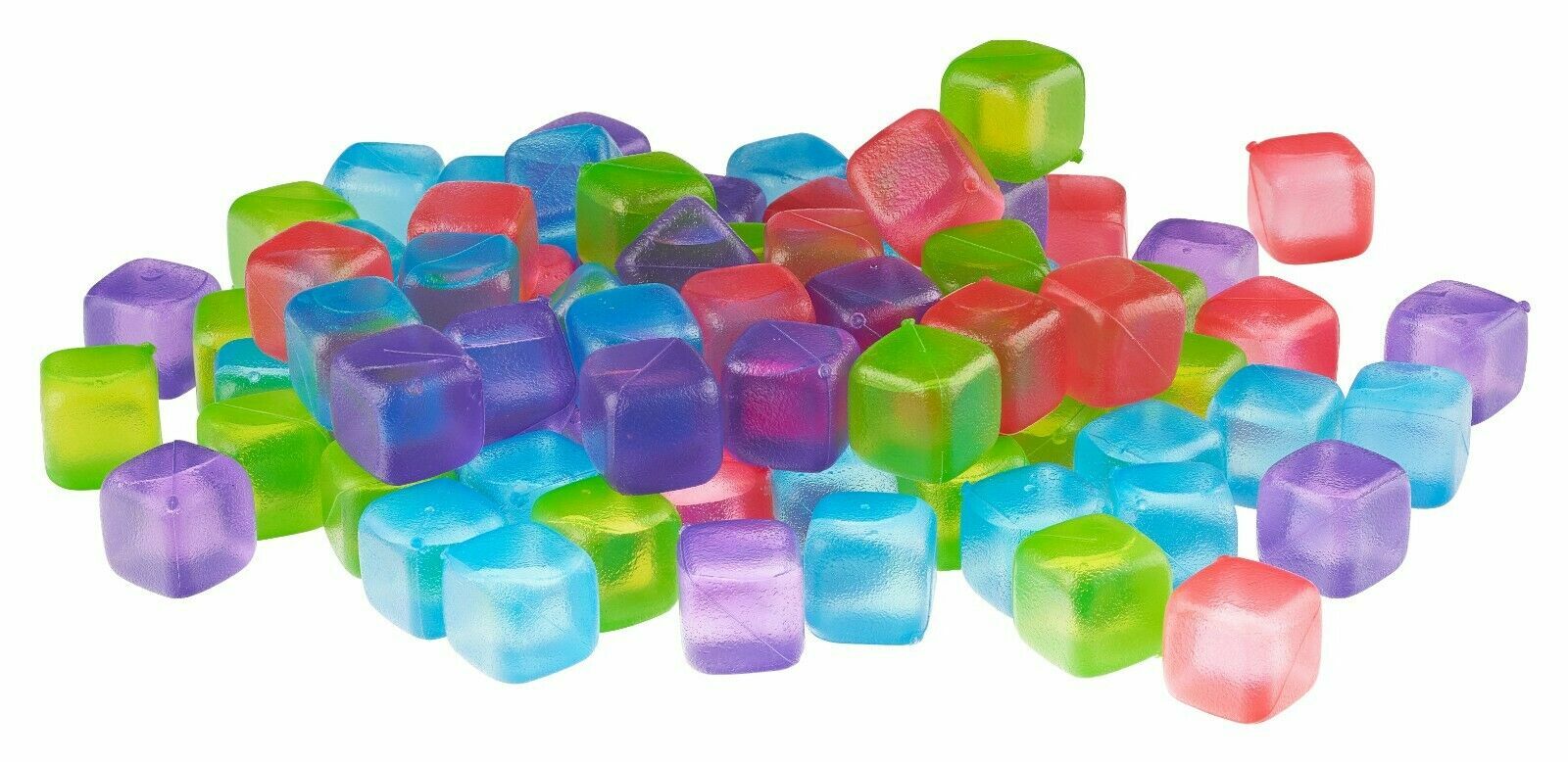 New Reusable Plastic Ice Cubes, Pack of 18 BPA FREE, YOU CHOOSE COLOR